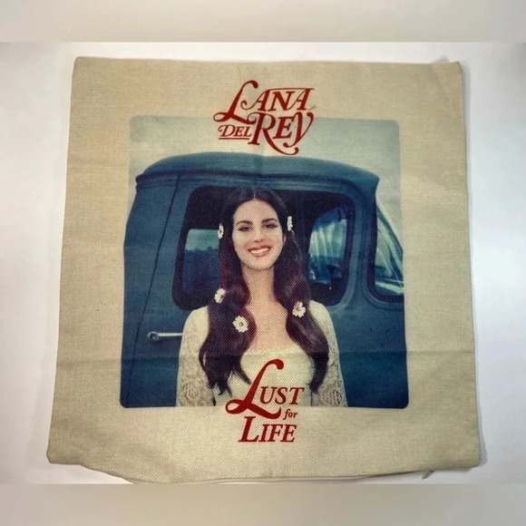 Lana Del Rey - Lust for Life - 18”x 18” - Throw Pillow Cover / Slip - 🛻🎶 - Picture 1 of 9